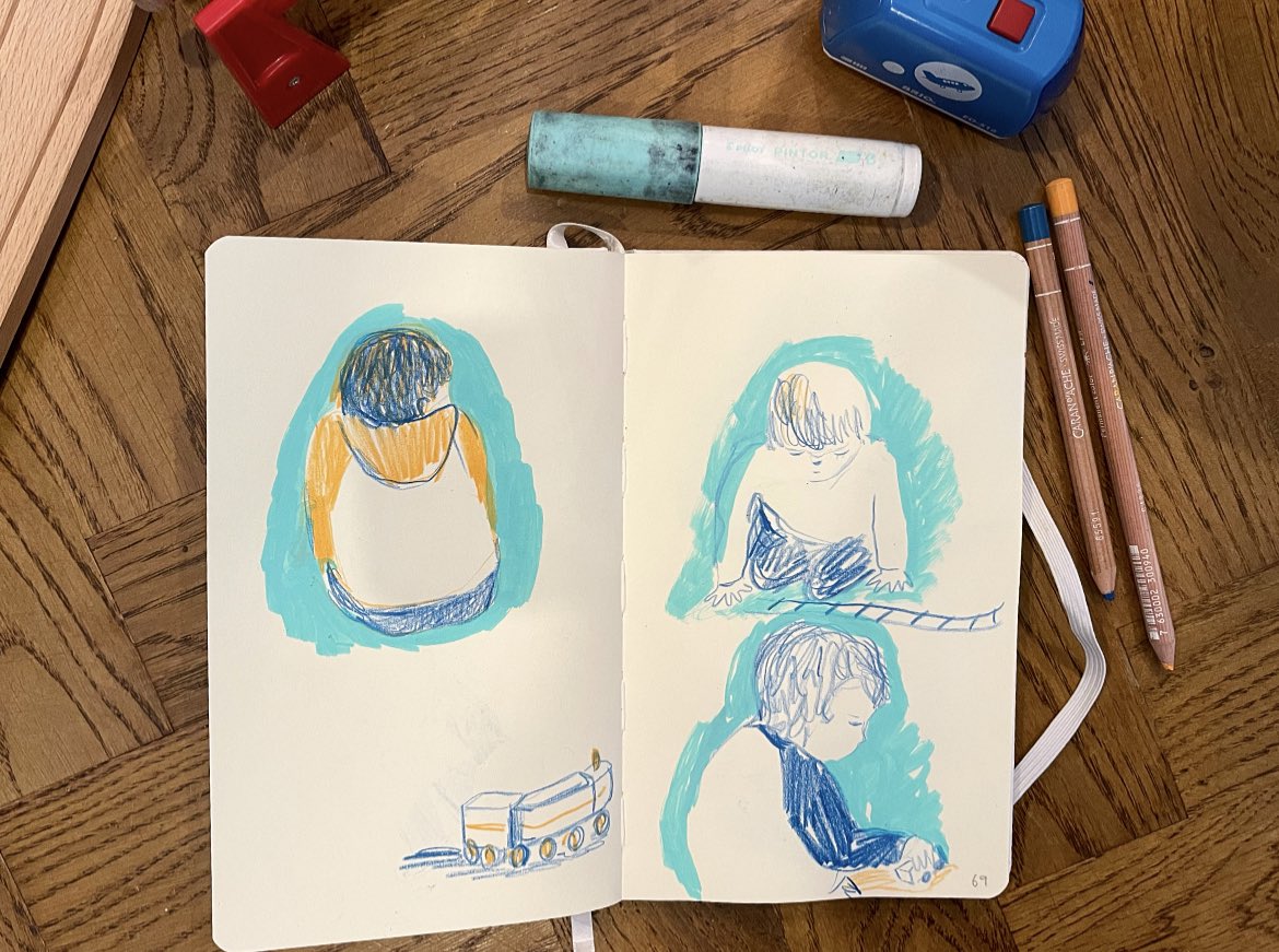 ch_durance's tweet photo. Train set #observationaldrawing #sketchbook #sunday #kidlit #kidlitart #picturebookmaker #drawing #trains #illustration https://t.co/as3BXy5fAL