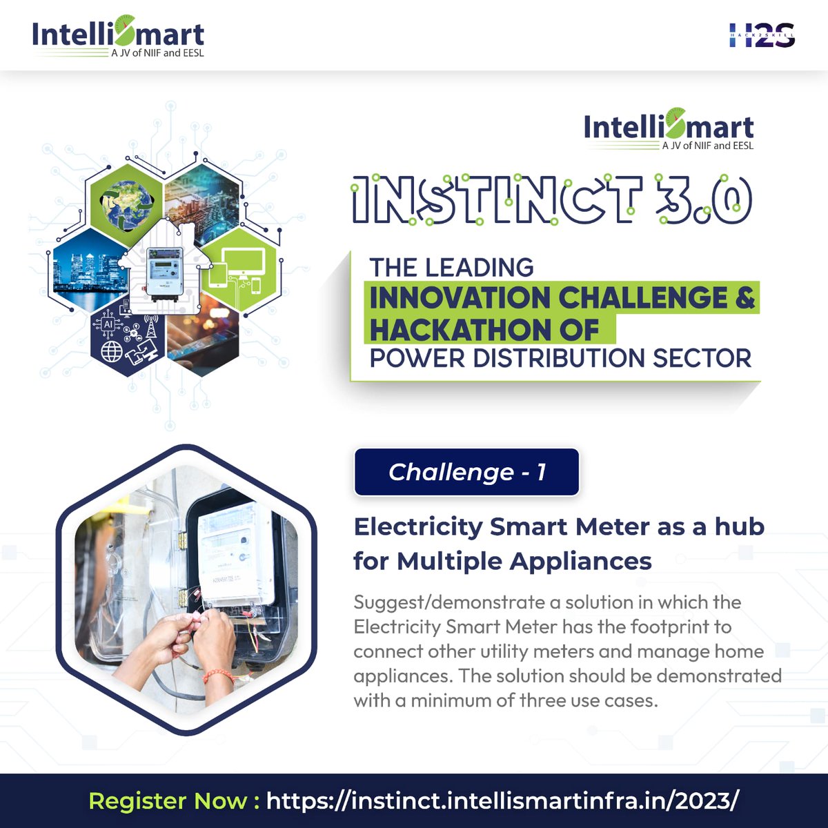 IntelliSmart Infra (@intelli_smart) on Twitter photo Are you ready to take on the challenge? π€
Join <a href="/Intelli_Smart/">IntelliSmart Infra</a>'s INSTINCT 3.0 & solve real-world challenges & create a significant shift in the smart metering landscape; challenge one is out now! π€©
β‘ Register Now: π instinct.intellismartinfra.in/2023/
π Win prizes worth upto 10 lakhs! Are you ready to take on the challenge? π€
Join <a href="/Intelli_Smart/">IntelliSmart Infra</a>'s INSTINCT 3.0 & solve real-world challenges & create a significant shift in the smart metering landscape; challenge one is out now! π€©
β‘ Register Now: π instinct.intellismartinfra.in/2023/
π Win prizes worth upto 10 lakhs!