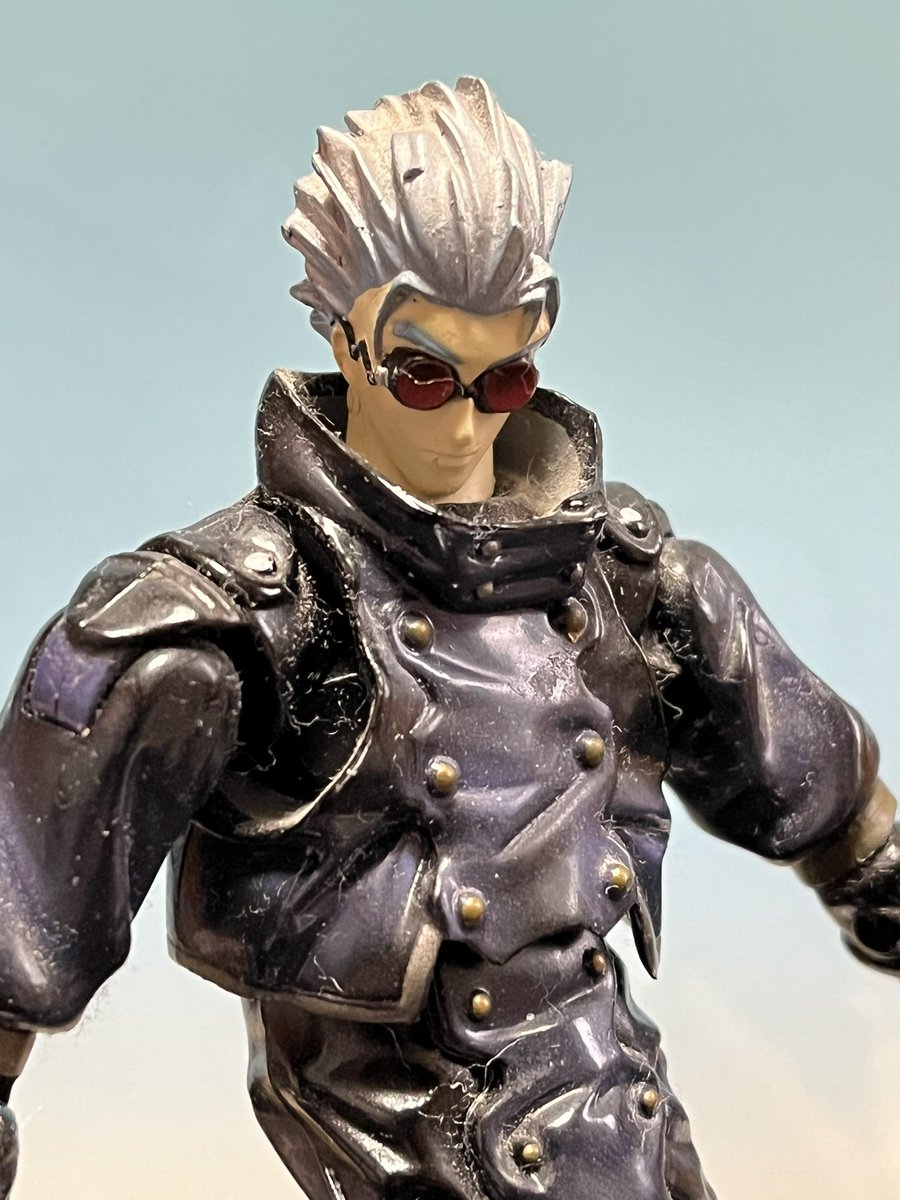 黒ヴァッシュの話。 出自は海洋堂『TRIGUN THE PLANET GUNSMOKE』の