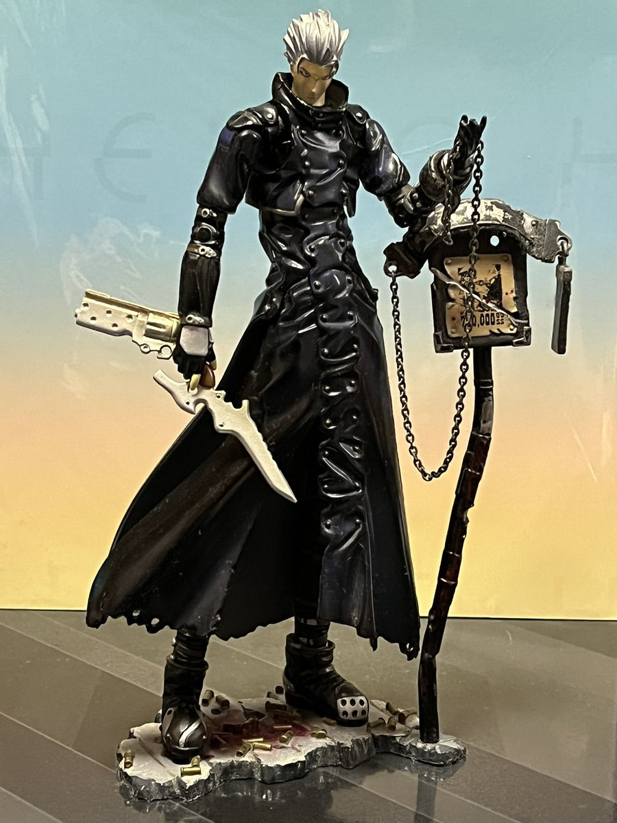黒ヴァッシュの話。 出自は海洋堂『TRIGUN THE PLANET GUNSMOKE』の