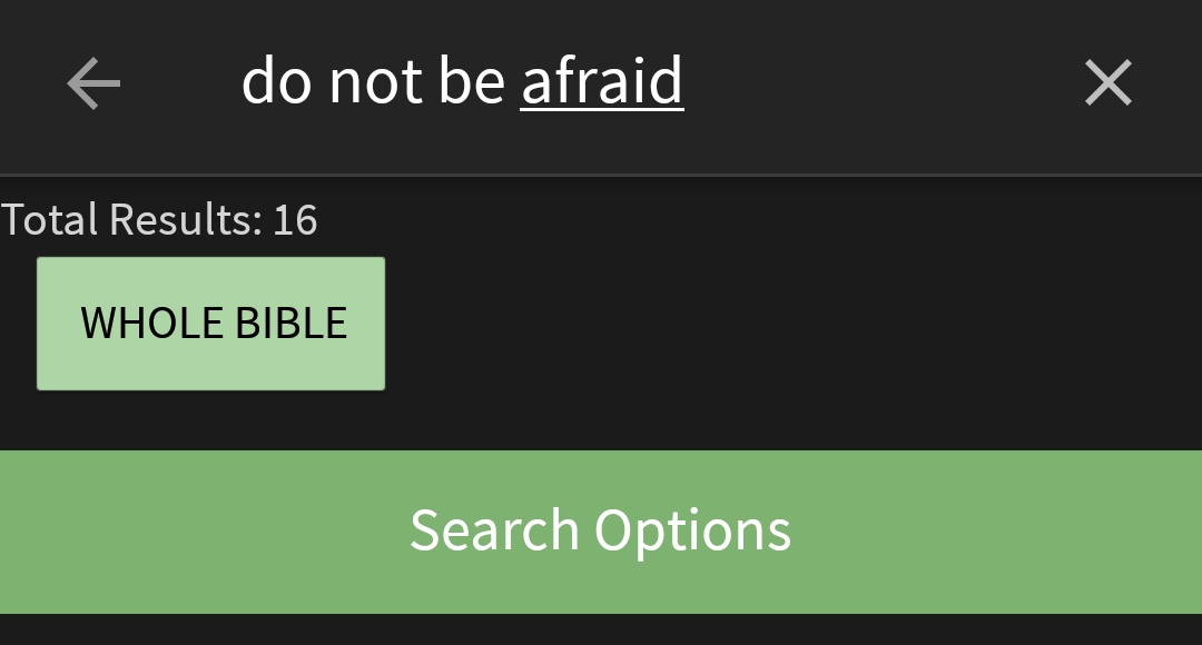 Free_Energy__'s tweet photo. @AmurakaHidden I'm not sure what motivates people to say nice-sounding things which can't be backed up.  Pretty sure other iterations of the same phrase, eg. 'fear not, be not afraid...' etc will bring up results nowhere near that figure you have mentioned, regardless of the translation. https://t.co/eADrnCRGce