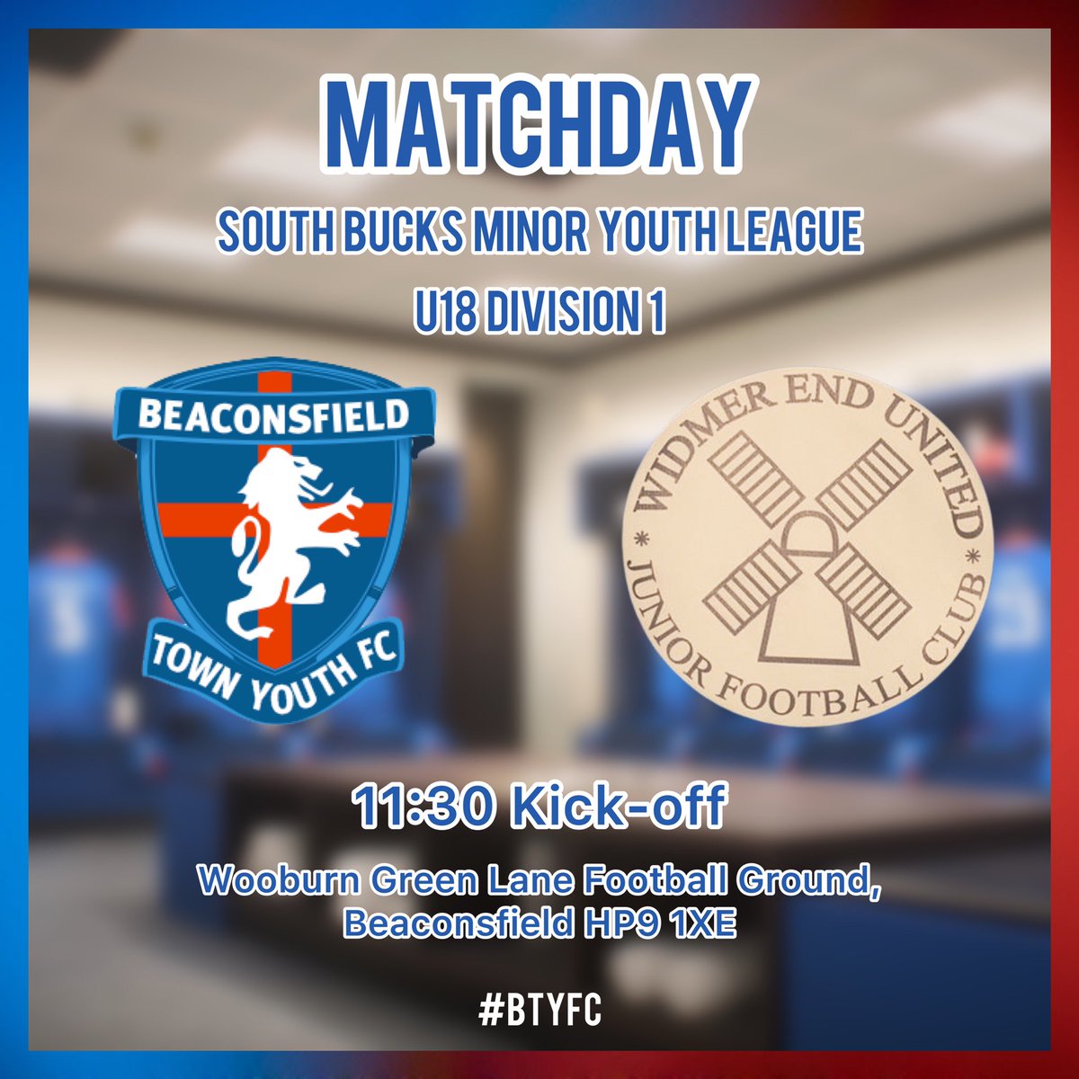 BTYFootballClub's tweet image. It’s Matchday! ⚽️ #BTYFC are at home today against Widmer End United in Division 1 of the South Bucks Minor Youth League.

Make sure you follow us on Twitter to keep up-to-date with all the action! ⬇️🤩

#sundayleague #grassrootsfootball #matchday