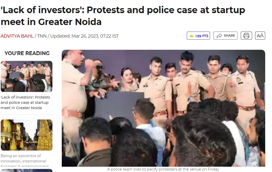 We are scammed by World Startup Convention by fake promises of 9000+ Angel Investors, 1500+VC, and 75000+ startups! SCAM #JusticeforStartups #WSCScam

<a href="/narendramodi/">Narendra Modi</a> <a href="/dr_maheshsharma/">Dr. Mahesh Sharma</a> <a href="/myogiadityanath/">Yogi Adityanath</a> <a href="/htTweets/">Hindustan Times</a> <a href="/ABPNews/">ABP News</a>  <a href="/SanjayAzadSln/">Sanjay Singh AAP</a> <a href="/SupriyaShrinate/">Supriya Shrinate</a> <a href="/CP_Noida/">CP Noida</a>
