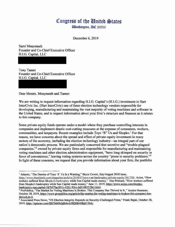 Let's not forget the senators on the democratic side who wrote letters regarding Dominion machine's problems. #getridofvotingmachines #onedayvoting