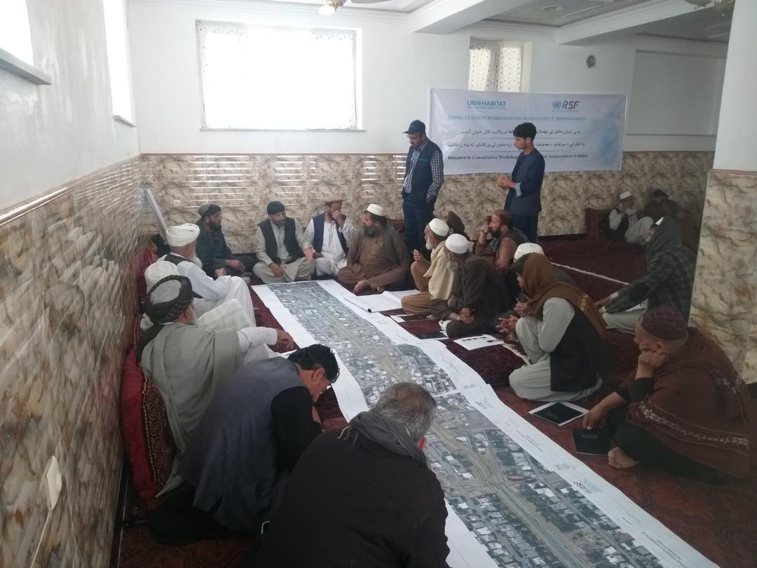 @UN_Habitat_Afghanistan, A consultation workshop on #Road_Safety_Improvement, conducted with community and people representatives under #People_Friendly_Streets_in_Afghan_Cities project Funded by #UNRSF in Kabul City. 
This project aims to improve #Road Safety.
@UNRSF