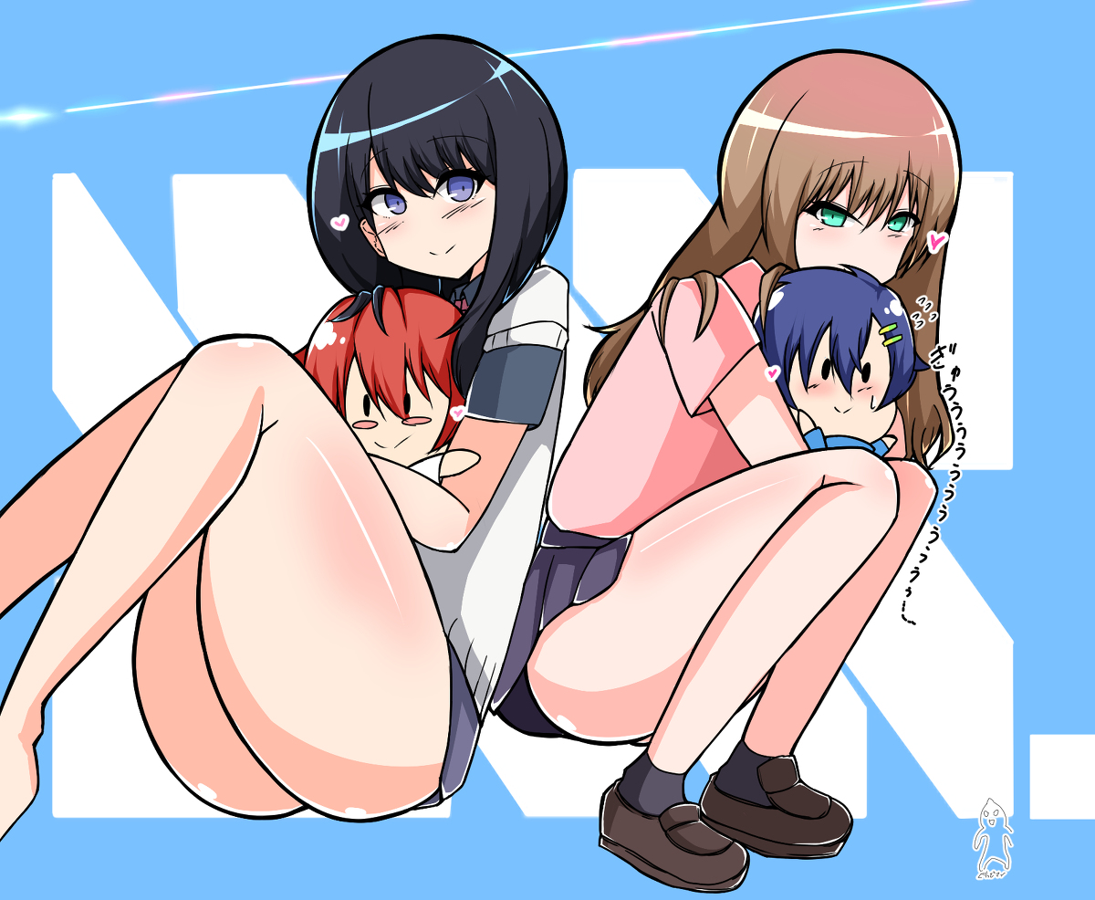 グリッドマンユニバース見ました、本当にありがとうございました。 #SSSS.GRIDMAN #SSSS.DYNAZENON #響裕太 #宝田六花 #麻中蓬 #南夢芽 #よもゆめ https://t.co/LYg50rPKZH 