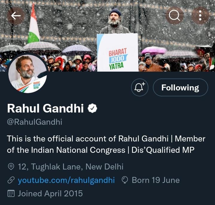 SandeepKMishra5's tweet photo. #Disqualified_MP को हिन्दी में क्या लिखें 
"#अयोग्य_सांसद !" 
क्या ये सही है ?
#bjp4india
#Congress https://t.co/jQiLKf7Pb5