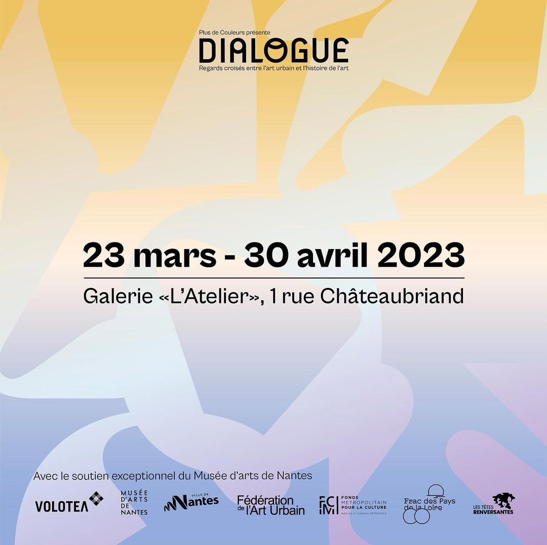 AnitaB_44's tweet photo. Exposition DIALOGUE : regards croisés entre l'art urbain et l'histoire de l'art [incroyable expo] 🙏  #nantes #cultureurbaine #arturbain #art @PlusdeCouleurs @museedartsdenantes @nantesfr #StreetArt #graffiti https://t.co/qftOEzFwoc
