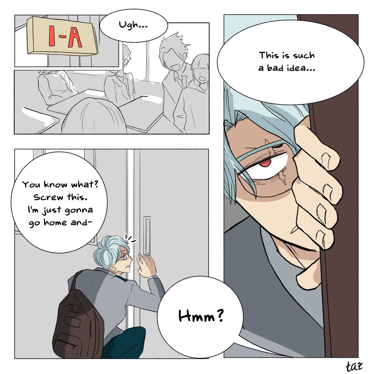 Shiggy infiltrates UA as a student! But-

Episode 1: First Day of School

(1/2)

#shigaraki #mha