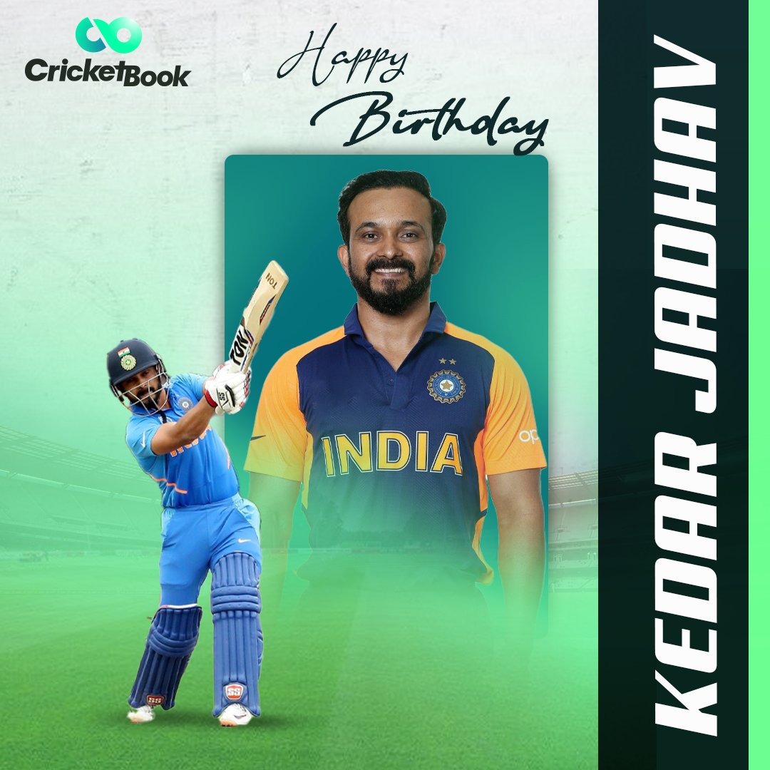Wishing Kedar Jadhav a very Happy Birthday!   
