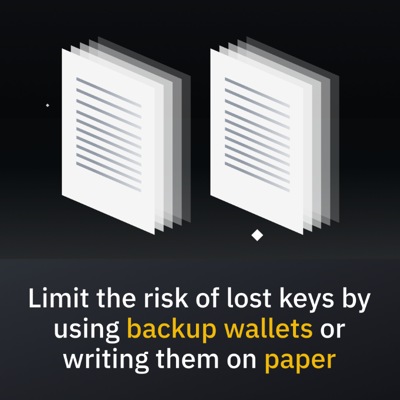 binance's tweet photo. It's important to learn the best practices when it comes to keeping your crypto secure.

Here are 4 tips to help 👉