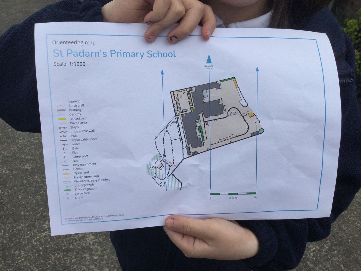 stpadarnsrcp's tweet photo. Our first Orienteering Club session! ๐บ๏ธ We began learning the map symbols for things, and had a go at using an orienteering map of our school. Weโre excited to start using our newly found skills ๐ #AmbitiousAndCapable #HealthyAndCreative https://t.co/QKz6IkkE7s