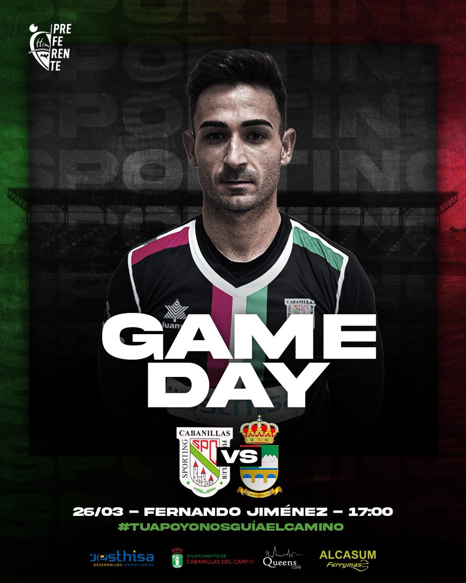 Sp_Cabanillas's tweet photo. SENIOR PREFERENTE
Nuestro Senior Preferente tiene un partido difícil, contra un buen equipo, dónde intentará volver a la senda de la victoria.
Suerte chicos!!
#123Sporting🇮🇹
📆 26/03/23
🏠 Fernando Jiménez (Seseña)
⏰ 17:00h
🆚 @adsesenacf https://t.co/3mUqjrCwne