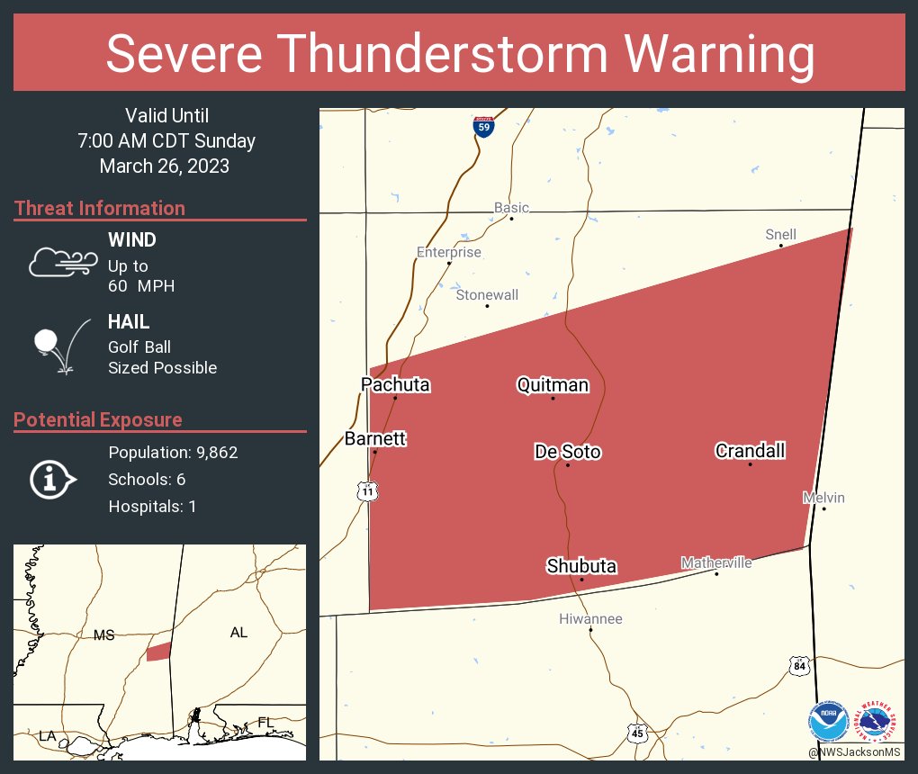 NWS Severe Tstorm on Twitter "Severe Thunderstorm Warning including
