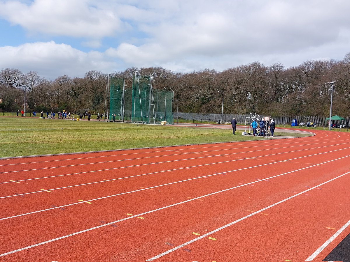 Throws in full swing at the second half of our 25th Anniversary Open meetings. Track action will be underway shortly 🏃‍♂️