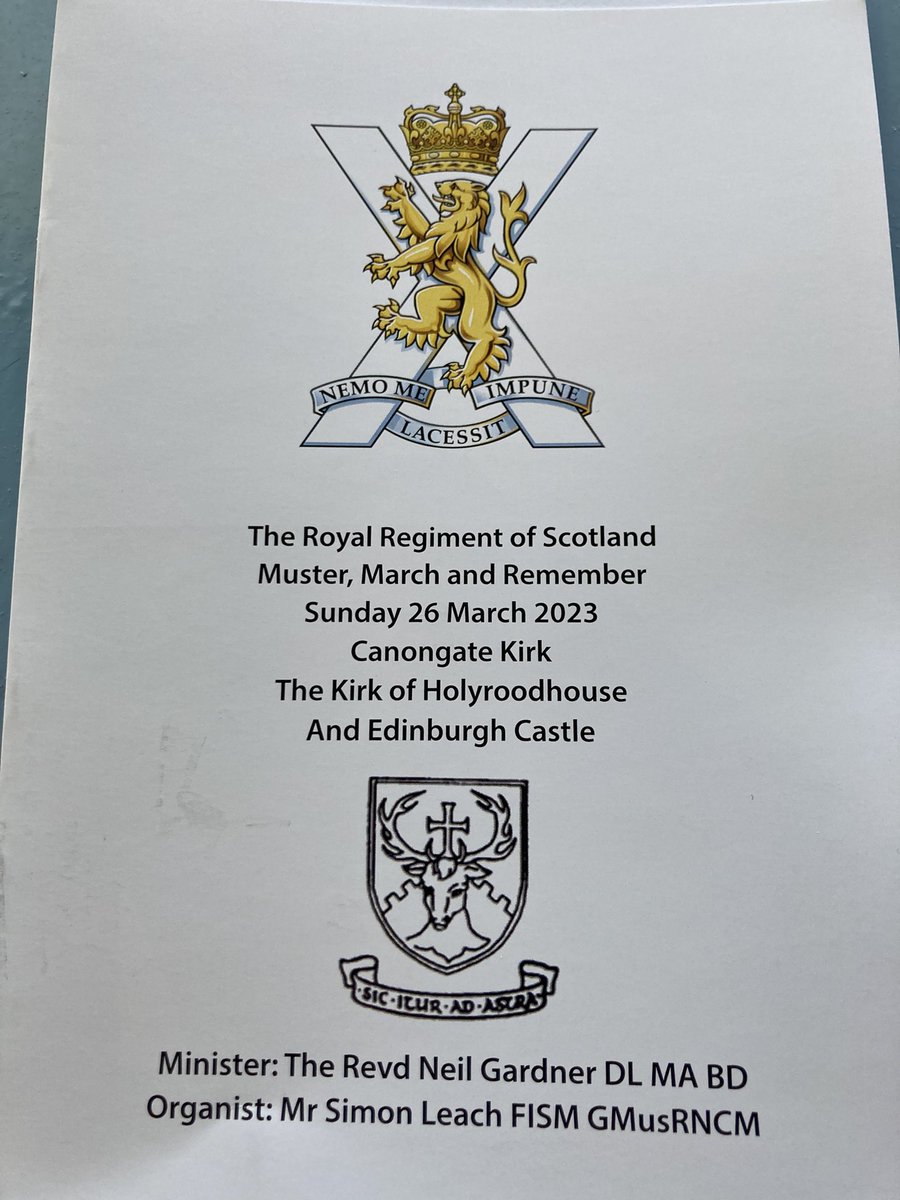 Taitster25's tweet photo. Muster, March and Remember. What a fitting way to close the @The_SCOTS Gathering weekend at @CanongateKirk in Edinburgh today. Well done @SCOTSband great performances. Thank you Padre Neil Gardner. #BeTheStandardForOthersToFollow https://t.co/UPGZ2Uty9w