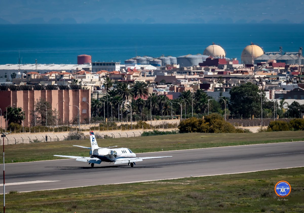 SpottersMelilla's tweet photo. #BuenosDías
Ayer tuvimos la visita en #MelillaMLN de esta @Cessna C550 Citation S/II de #ClipperJet, procedente de #BarcelonaBCN.
Aquí la vemos tomando por la #rwy15 de MLN como #ORO901, posteriormente despegó a #MadridMAD como #ORO902
.
.
Fotos📸: Juan P. Romero
@jmanatol https://t.co/67eyCGWO2x