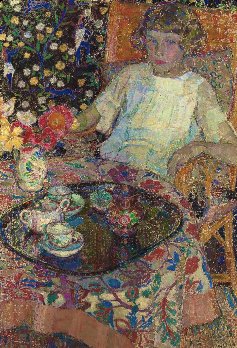 Leon De Smet🎨 Dedé at the Table.