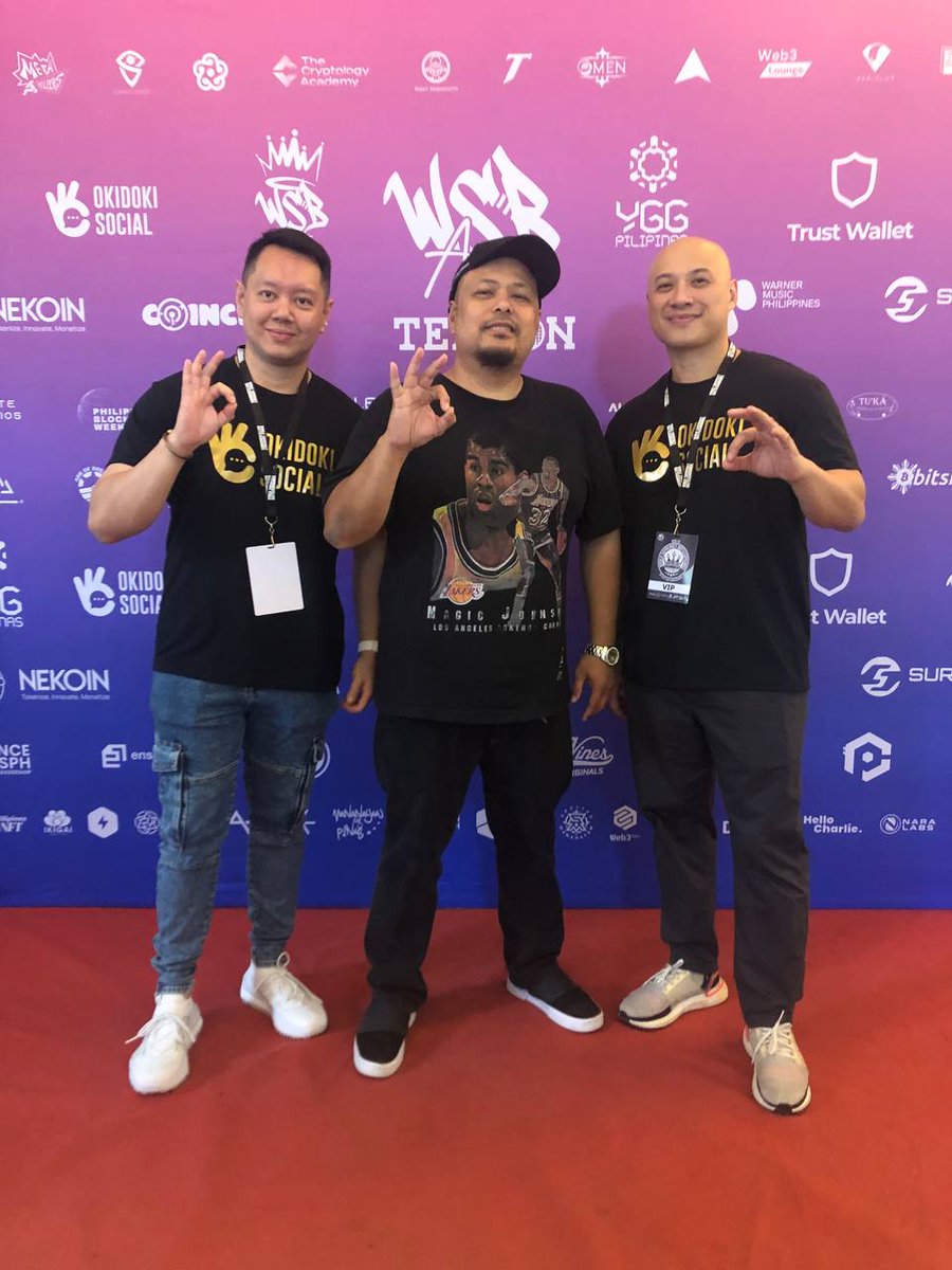 OkidokiSocial's tweet photo. Congratulations @marcoselorio7 and team for a succesful and fun event! #OkidokiSocial is glad to be a part of WSB Asia Collab Fest.
Well done dancers and congratulations to each and everyone of you. Soar high!
#web3 #WSB #WSBAsia #dance #crypto #nft
https://t.co/fvEWpu66yp https://t.co/u19mPGIwYE