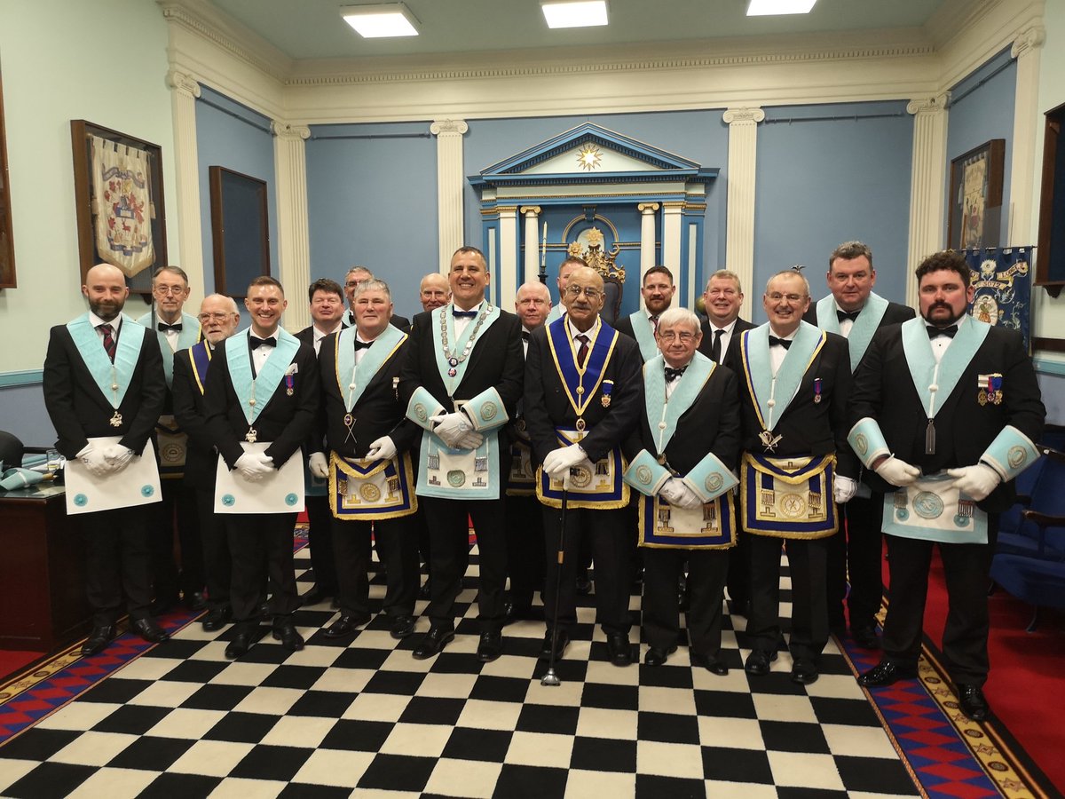 Congratulations to W/Brother Steve installation into King Solomon's Chair. Fantastic evening and well supported by our visitors. Congratulations to all the new officers and good luck in their  new roles. <a href="/HantsMason/">Hants & IoW Masons</a> <a href="/HantsMasonSC/">Hants Masons SC</a>
