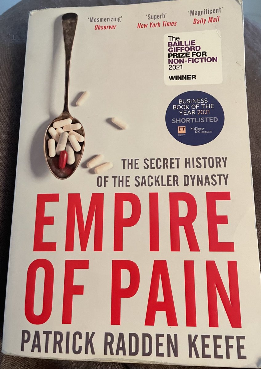 The second book I’ve read this year to induce sadness and anger. A fascinating family history and a brilliant piece of investigative journalism.