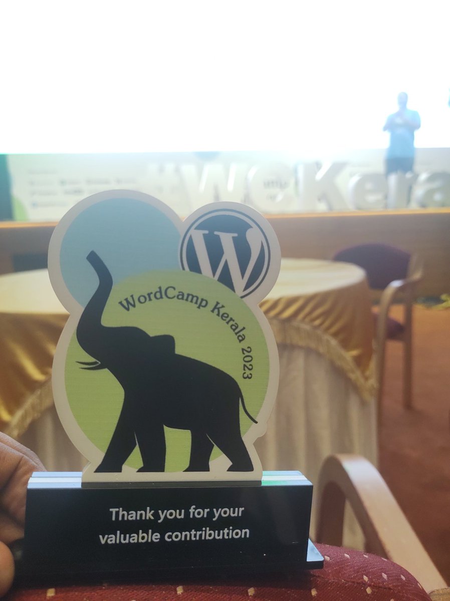 Something to cherish...
#wordcampkerala #WordPress #wckerala #sponsor