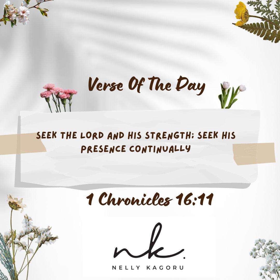 NellyKagoru's tweet photo. Verse Of The Day 
1 Chronicles 16:11
 
#VerseOfTheDay
#Accountability https://t.co/urHQB7irZH
