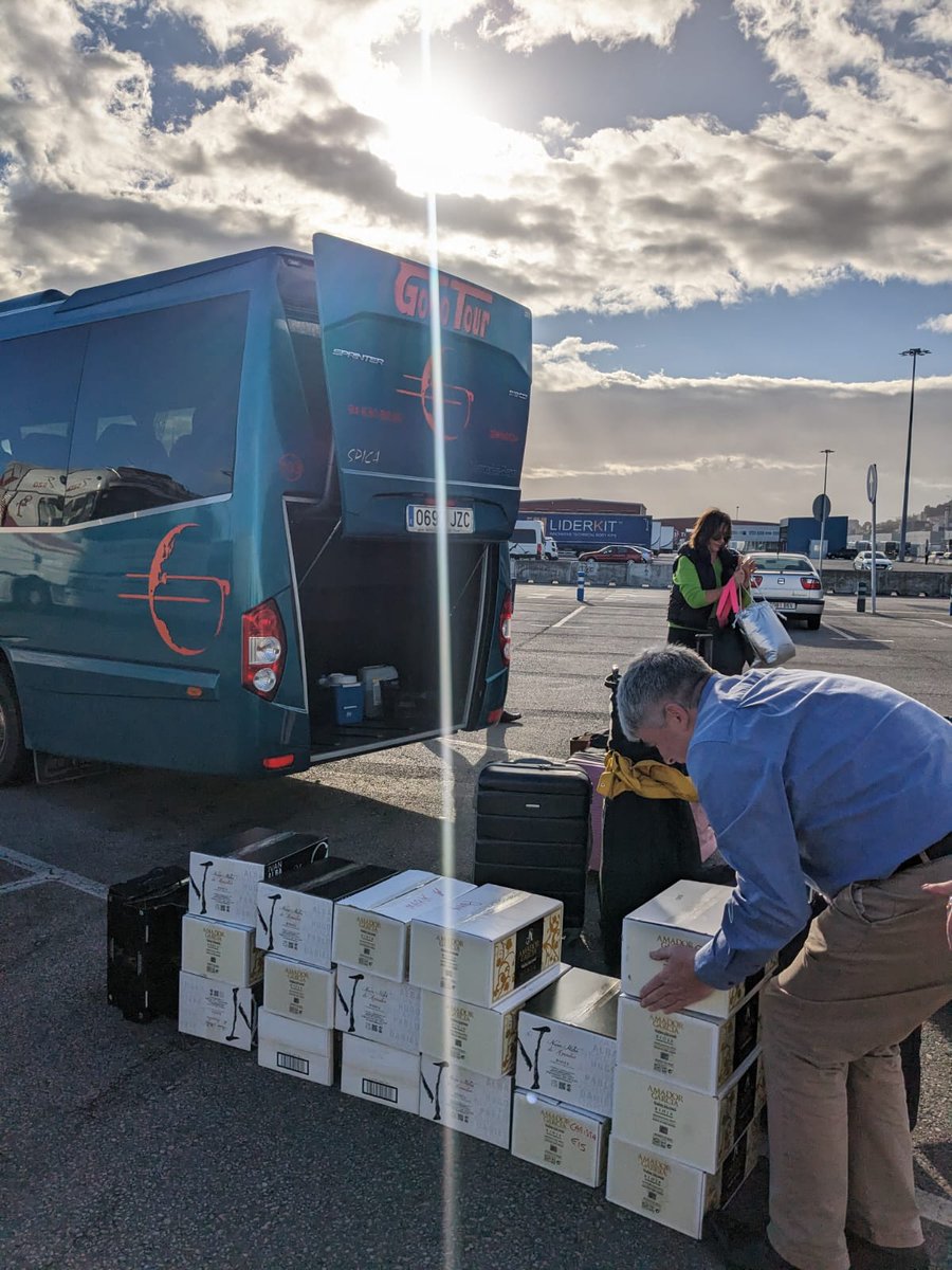 This, my friends, is why you take the ferry. Bringing home most of the wine in Rioja 🍷🍷🍷#presstrip @BrittanyFerries @VisitBasqueCtry #VisitEuskadi #VisitBasqueCountry #BrittanyFerries
