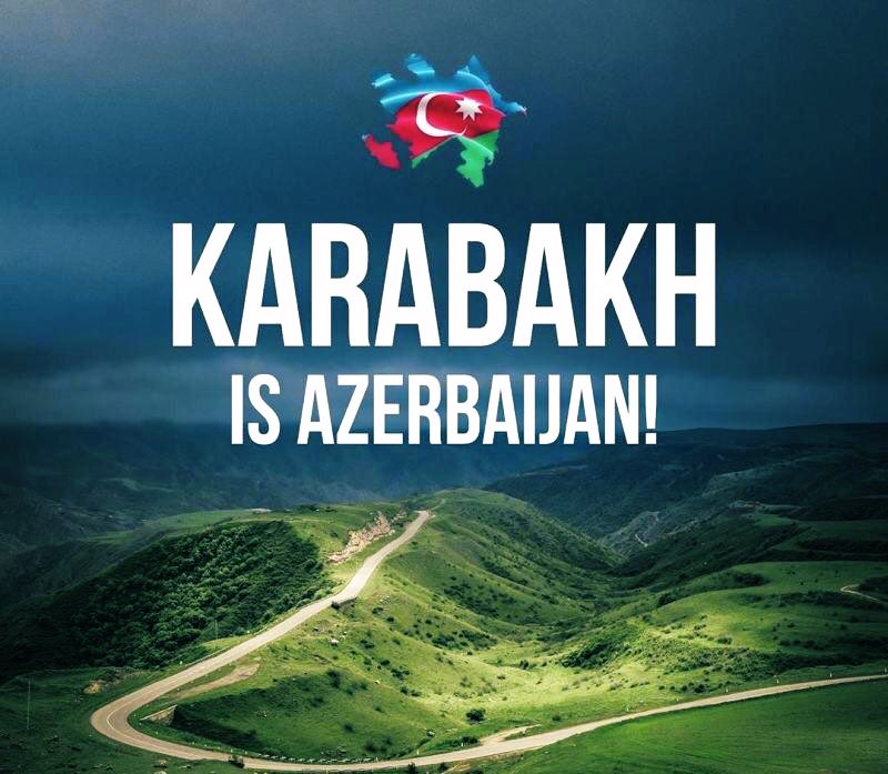 A quick reminder: Karabakh is an integral part of the Republic of #Azerbaijan🇦🇿 under international law &amp; UNSC resolutions. Hence 🇦🇿 has all the right to take necessary actions to stop any illegality on its sovereign territory.