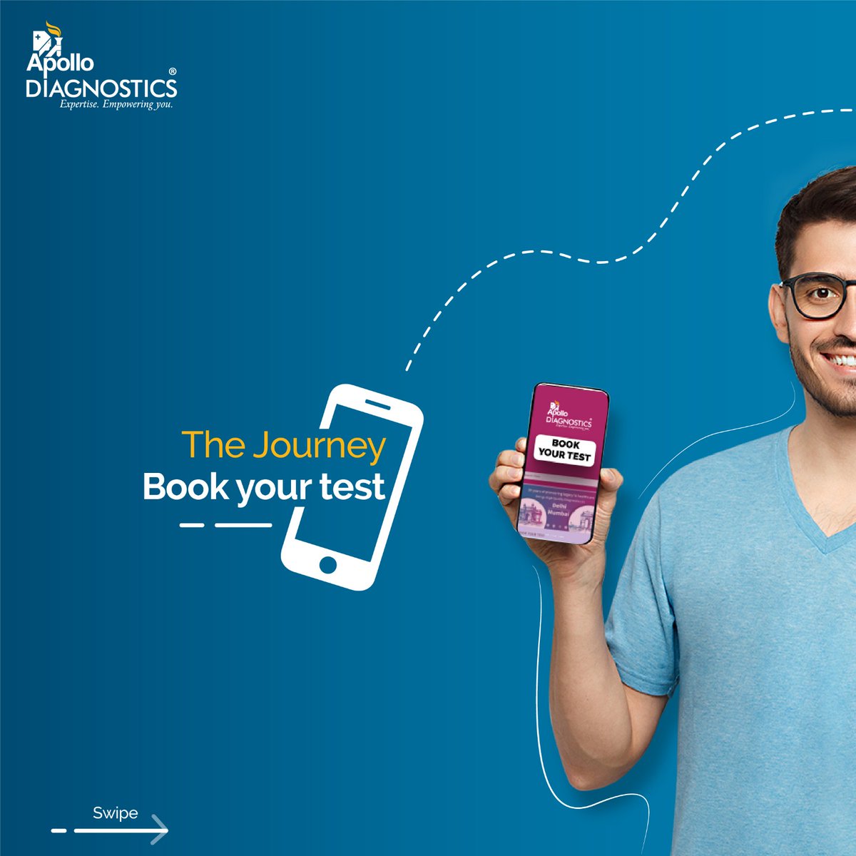 apollodiag's tweet photo. Don't wait until it's too late! Get your health checkup done right at the comfort of your home with Apollo Diagnostics and get reports within the same day.
Offer valid only in Del & Hyd* and get flat 10% on all orders. T&C Apply.
#ApolloDiagnostics #BookTest #TestWithApollo https://t.co/MqlI4DY1Eg