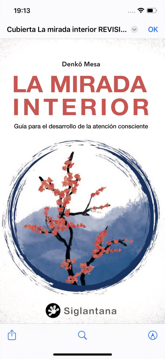 denkomesa's tweet photo. "La mirada interior" | Denkō Mesa | Guía para el desarrollo de la atención consciente. Un libro donde abordo los fundamentos de la meditación #NovedadesSiglantana https://t.co/Wf5Ov04ERf vía @YouTube https://t.co/oE10P783PQ