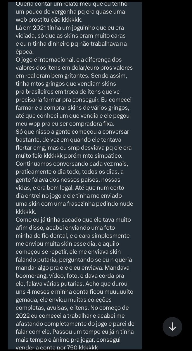 Relatos Sobre Trocas de Nuds tweet media