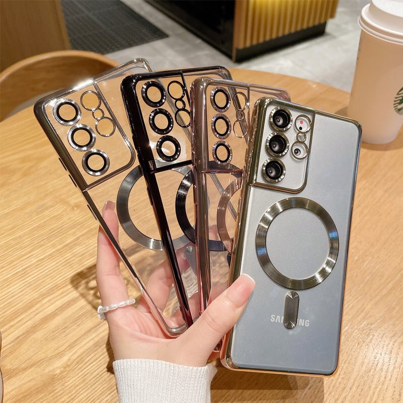 lanmoon15's tweet photo. For Magsafe Wireless Charging Case For Samsung Galaxy S23 S22 S21 Plus Ultra Note 20 10 Plus Luxury Plating Silicone Soft Cover

https://t.co/RDVngSVKTY https://t.co/3hESROB5VL