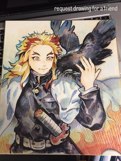 instagram reminding me of my traditional drawings lol 