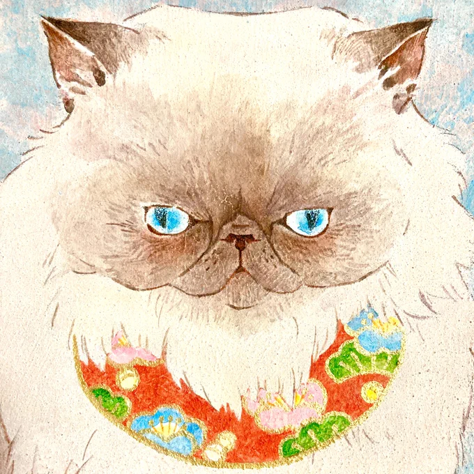 #三億アカウントの中から私を発掘してくださいアクリルで絵を描いています。 