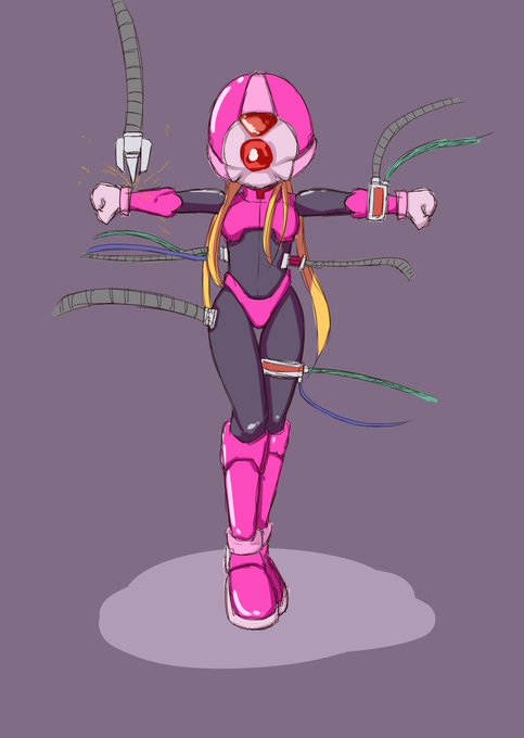 パンテオンに改造されるシエル。

身体を機械化されるわけでは無く、パーツを身体の上から装着されていく感じです。 