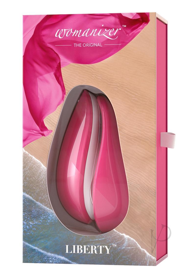 VividAdultStore's tweet photo. Womanizer Liberty Silicone Rechargeable Clitoral Stimulator - Pink Rose - https://t.co/fQ5bTBKcTl 
With a hygienic travel cover and six different levels of quiet stimulation, it adds mind-blowing experiences to every adventure you can imagine. https://t.co/MgT6F5ZBDC
