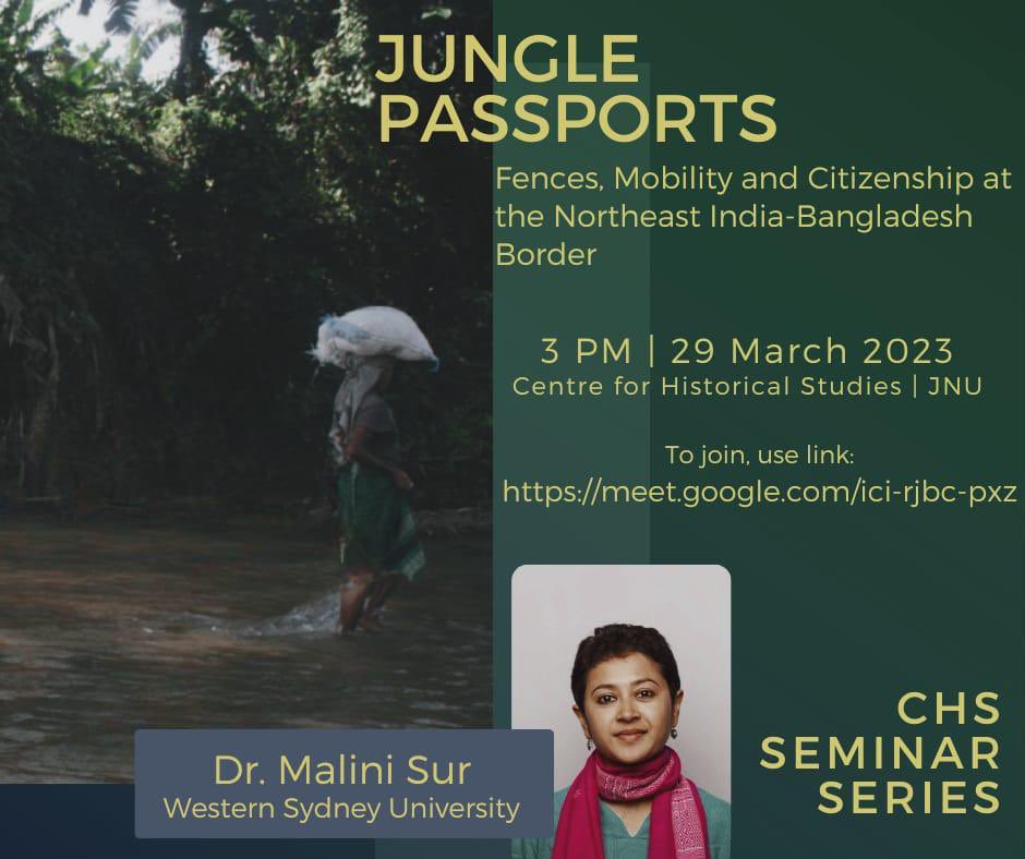 MaliniSur's tweet photo. I will be speaking at CHS JNU on March 29 at 3:00 pm(IST). Looking forward! https://t.co/1ufq67deiW