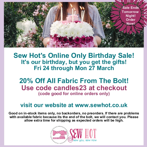 sewhotuk's tweet photo. 💥 Annual Birthday Sale Reminder 💥 - https://t.co/mfHkzIYBk1    **REMINDER - DON'T MISS OUT - SALE ENDS TOMORROW AT MIDNIGHT** https://t.co/932N8VAu9x