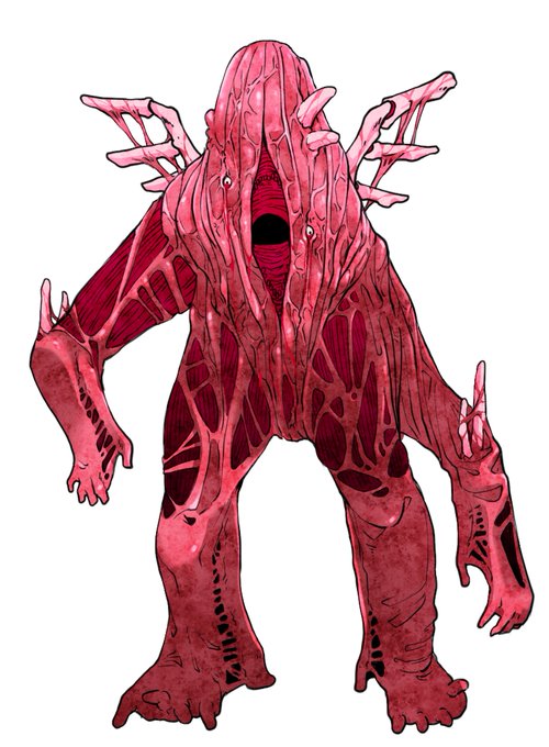 そして《ネフィリム》と《トリフィド》 実はネフィリムの方は5話プレイ時には描いていたのに対してトリフィドはラフだけで全然ちゃんと描いてなかったので描いた時期が全然違います 急いで動画作ってたからちょっと透過のエッジが適当だな今見ると 