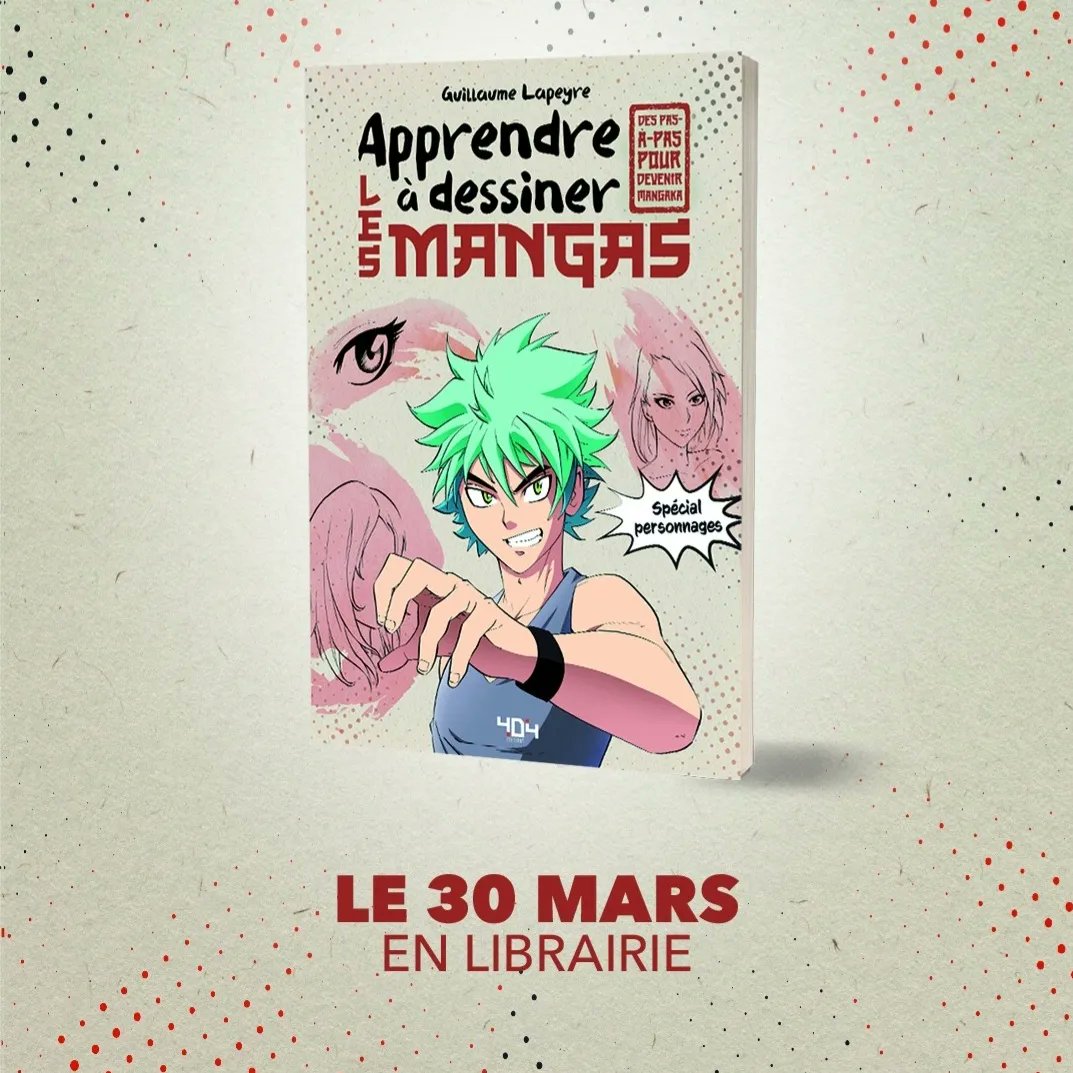 Ma méthode pour apprendre à dessiner les personnages sort le 30 mars chez <a href="/404editions/">404 éditions</a> !
