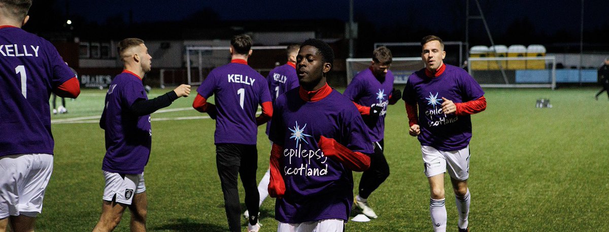 queensparkfc's tweet photo. Today is @epilepsy_scot’s Purple Day, an international epilepsy awareness day. The club were proud to play our part in this as we remembered one of our own, Martin Kelly, ahead of Friday night’s game at Ochilview 💜🕷️🕸️

Find out more about Purple Day 👇
https://t.co/BtkYVvUaHh https://t.co/9FieLpWn3y
