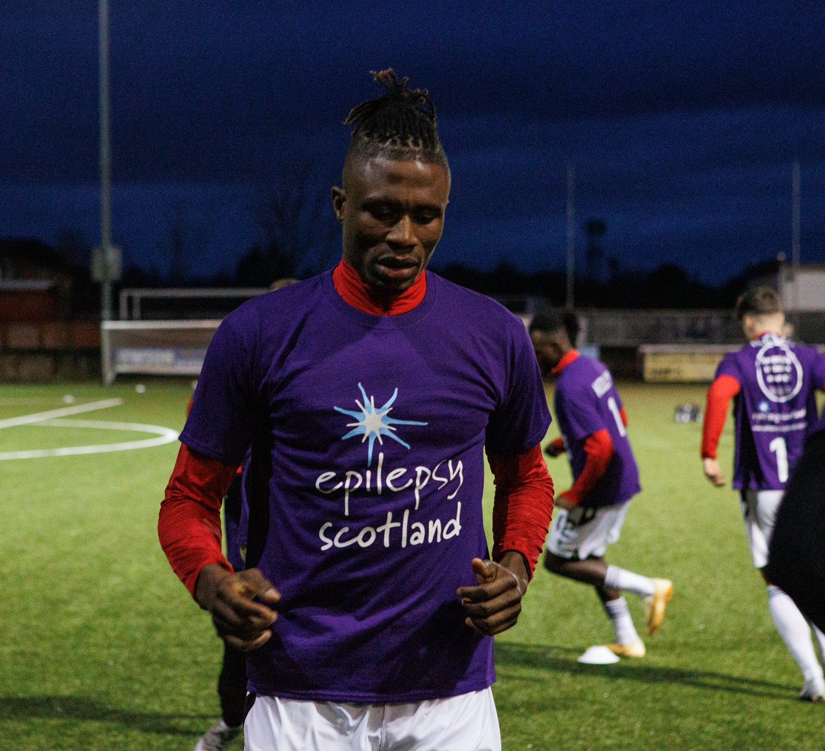 queensparkfc's tweet photo. Today is @epilepsy_scot’s Purple Day, an international epilepsy awareness day. The club were proud to play our part in this as we remembered one of our own, Martin Kelly, ahead of Friday night’s game at Ochilview 💜🕷️🕸️

Find out more about Purple Day 👇
https://t.co/BtkYVvUaHh https://t.co/9FieLpWn3y