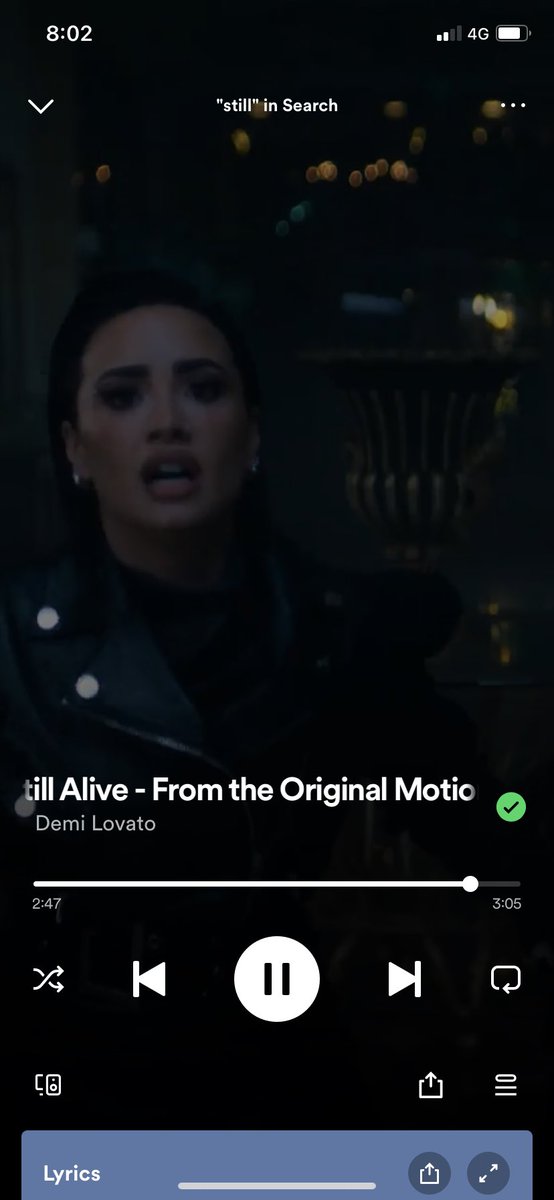 LovaticAU's tweet photo. Still can’t believe Demi did a song for my favourite franchise 😍 good song to go with a good movie 🙌🏻 #ScreamVI  #StillAlive https://t.co/WxV2ljVeeY
