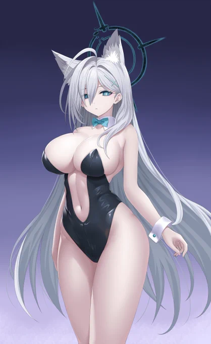 シロコ*テラー[バニー]描いてる途中で思いついて追加したバニーガールverホントはpixiv限定にしようかと思ったんだけど、やっぱりこっちにも。#ブルーアーカイブ 