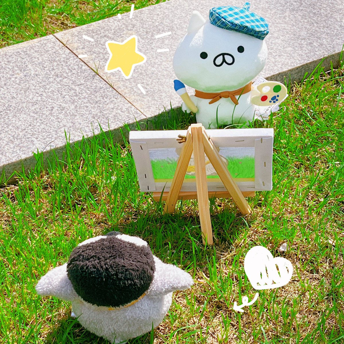 alululu0706's tweet photo. 🐱：絵を描いていますよ。 https://t.co/Ac8IlGeNU6
