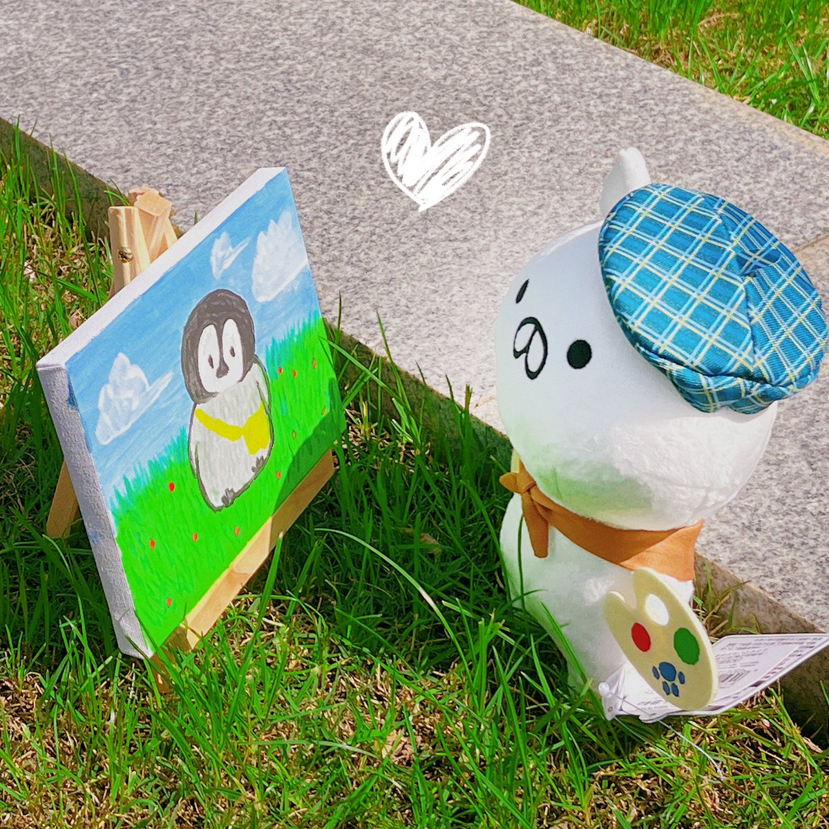 alululu0706's tweet photo. 🐱：絵を描いていますよ。 https://t.co/Ac8IlGeNU6