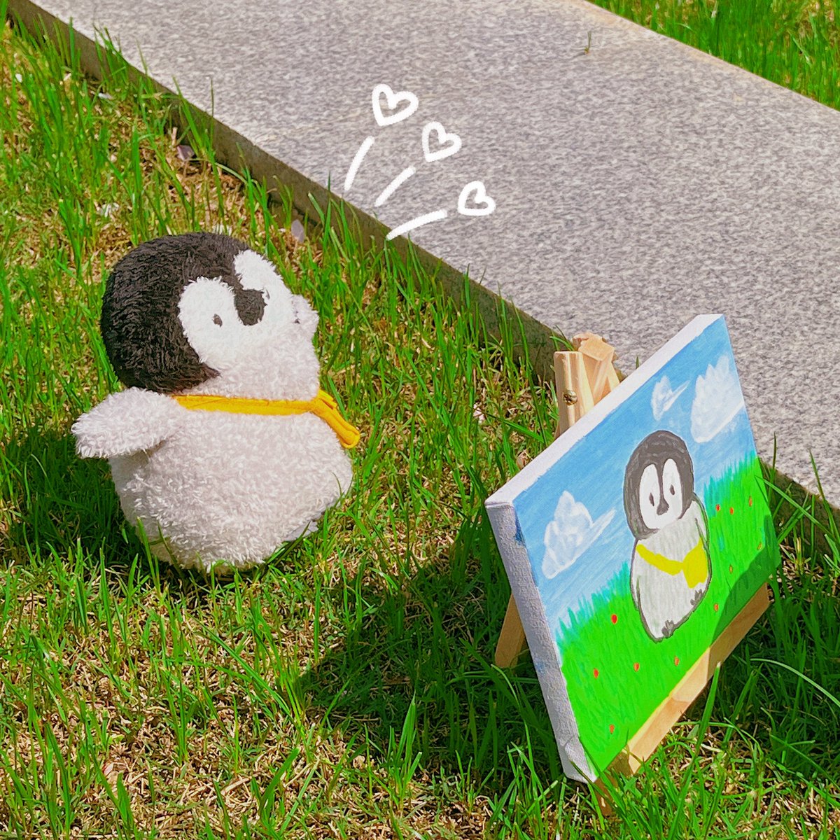 alululu0706's tweet photo. 🐱：絵を描いていますよ。 https://t.co/Ac8IlGeNU6