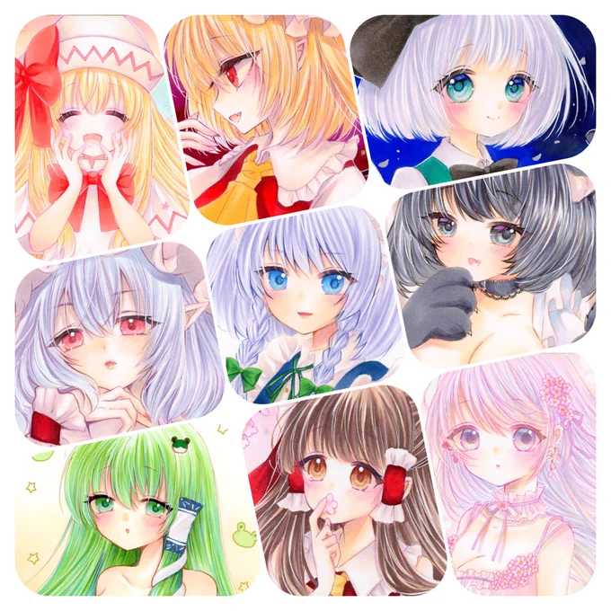 今日の21時にBOOTH開きます新作たくさん追加しますので覗いていただけると嬉しいです一部だけ画像貼ってますー 