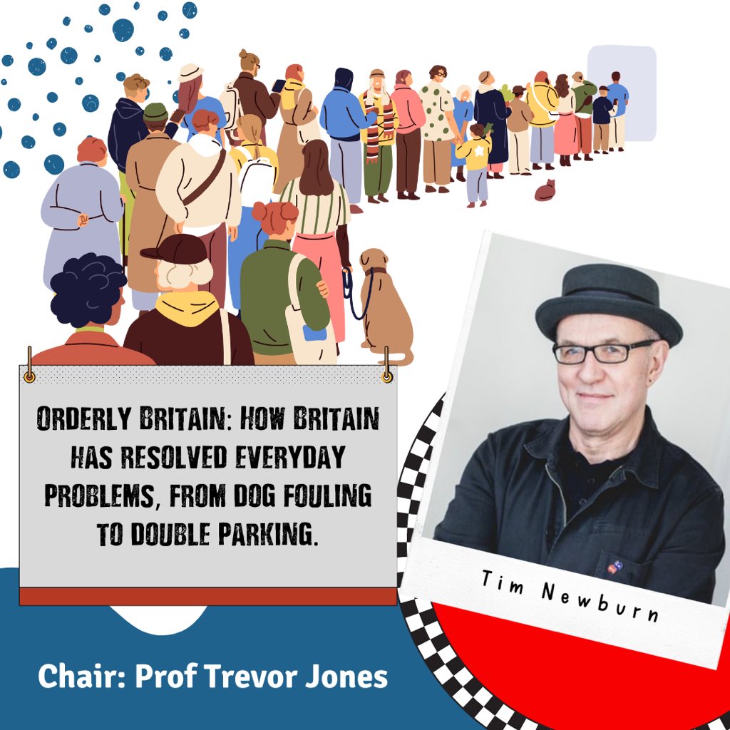 Up next on stage we have Tim Newburn, discussing: Orderly Britain: How Britain has resolved everyday problems, from dog fouling to double parking. The penultimate session of this year’s Festival of Ideas! #festivalofideas #pembrokeshire #visitpembrokeshire #visitwales #wales